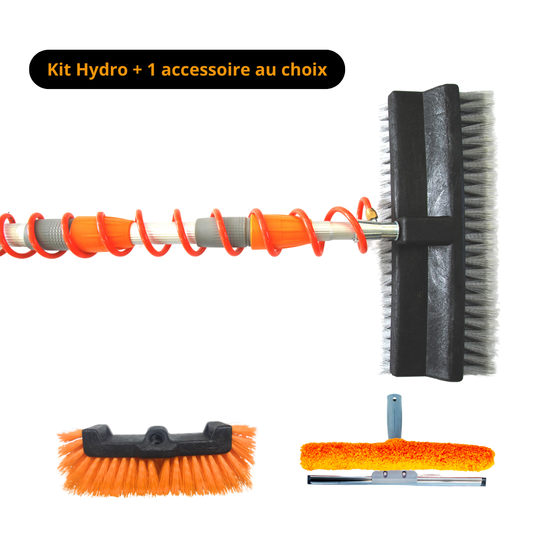 Kit hydro, pour perche télescopique + 1 accessoire