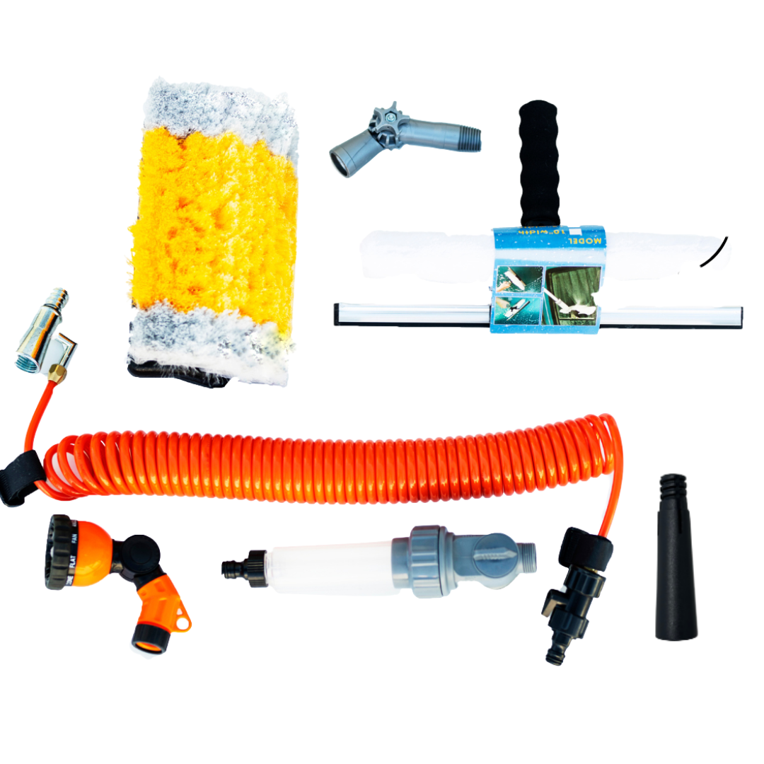 Kit nettoyage véranda, pour perche télescopique