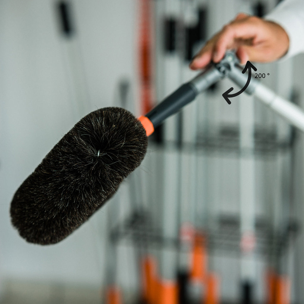 Report d’angle, pour accessoires de perche télescopique